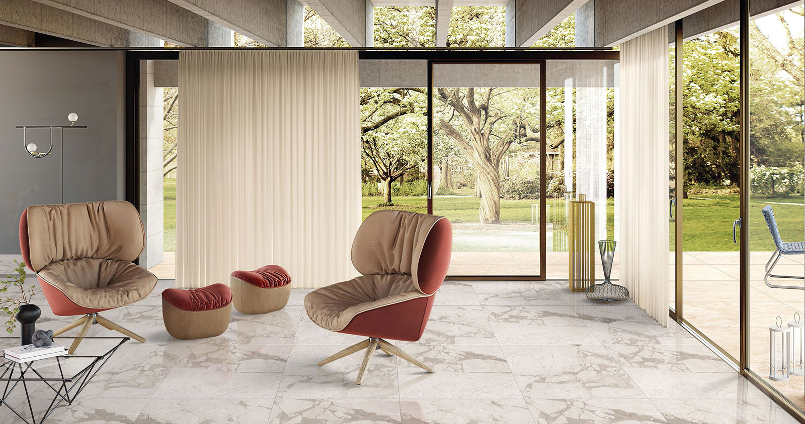 Paksa Divine handcrafted terracotta tiles for interiors