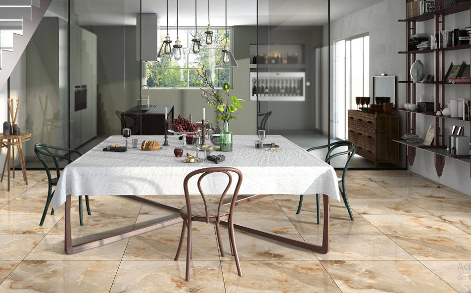 Elegant luxury tiled interior by Paksa Divine